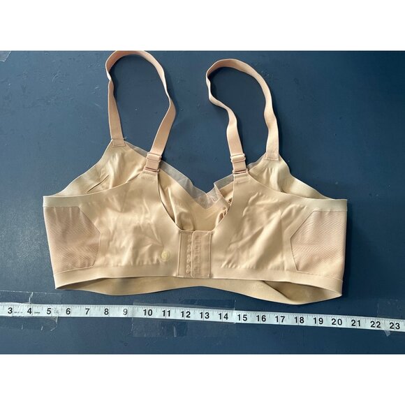 Honeylove Signature Wireless Bra 40C/D Nude Seamless Mesh Comfort Support - Picture 4 of 7